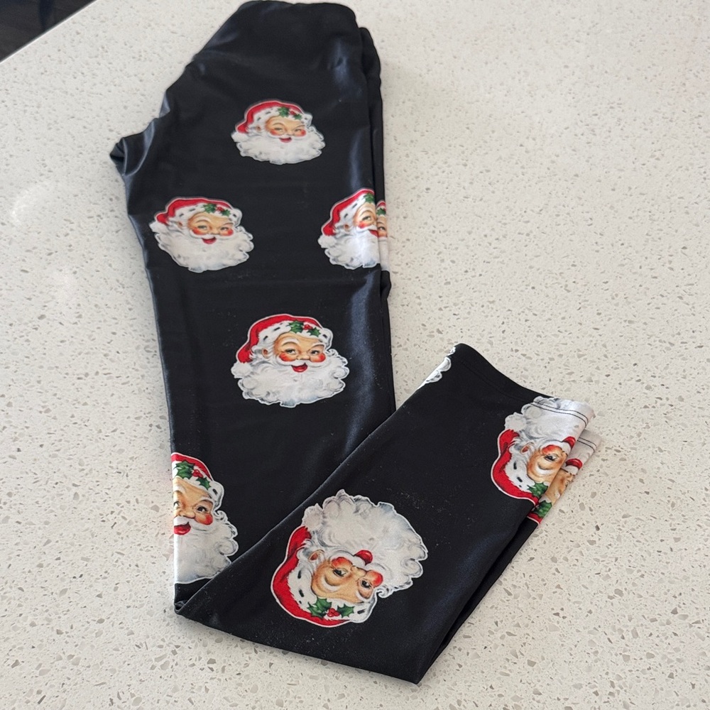 Goldsheep Festive Santa Print Leggings